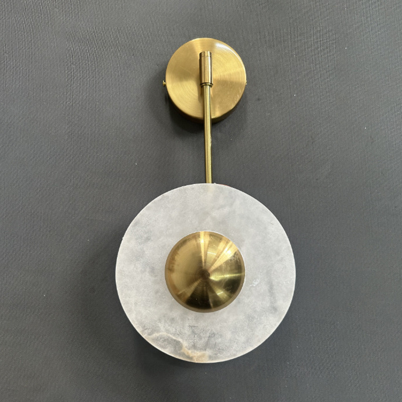 Interior Design Remote - Chinese Designer Round Nature Marble LED