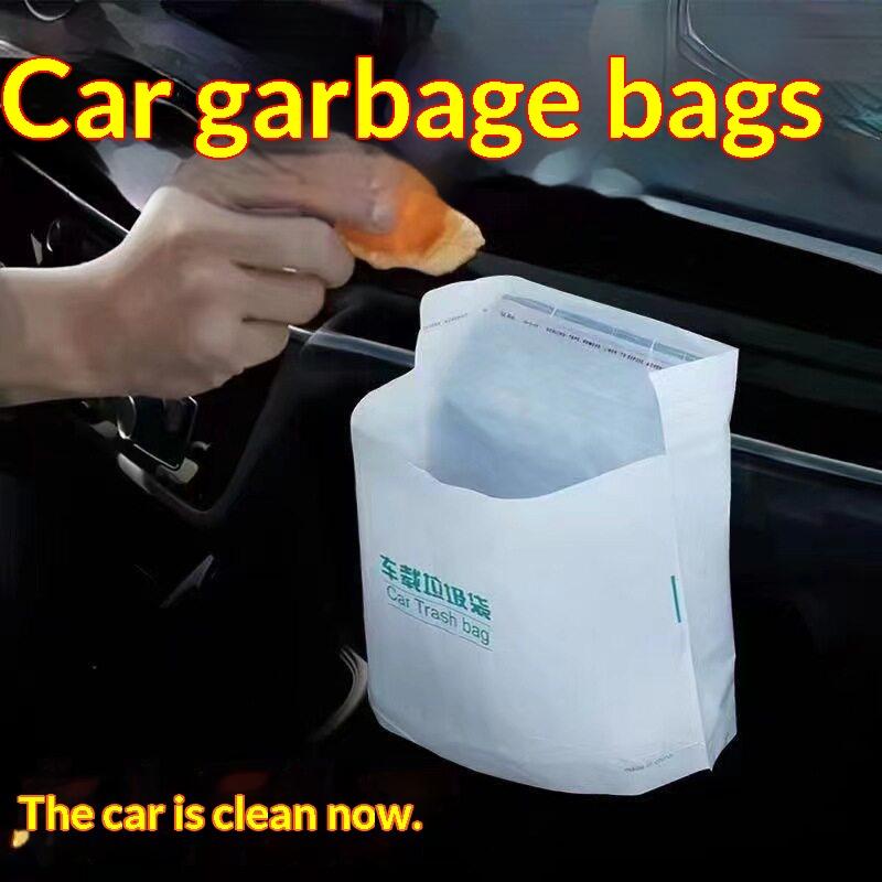 Interior Design Type - 100Pcs Disposable Car Trash Bags With