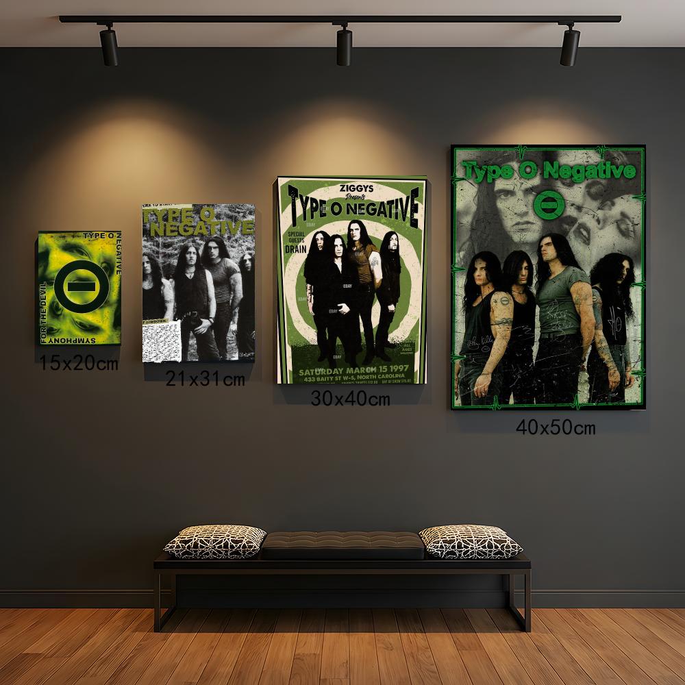 Interior Design Type - band T-Type O Negative-E Painting Calligraphy