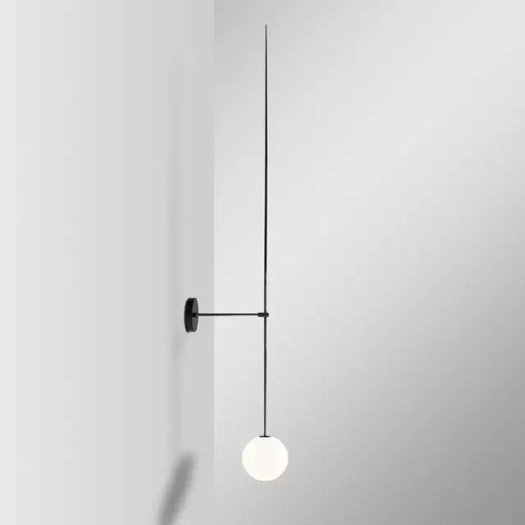 Interior Design Remote - Postmodern Designer Wall Lamps Long Pole