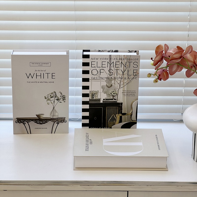 Interior Design Book - Simple Fake Books Ornament Bedroom Fashion