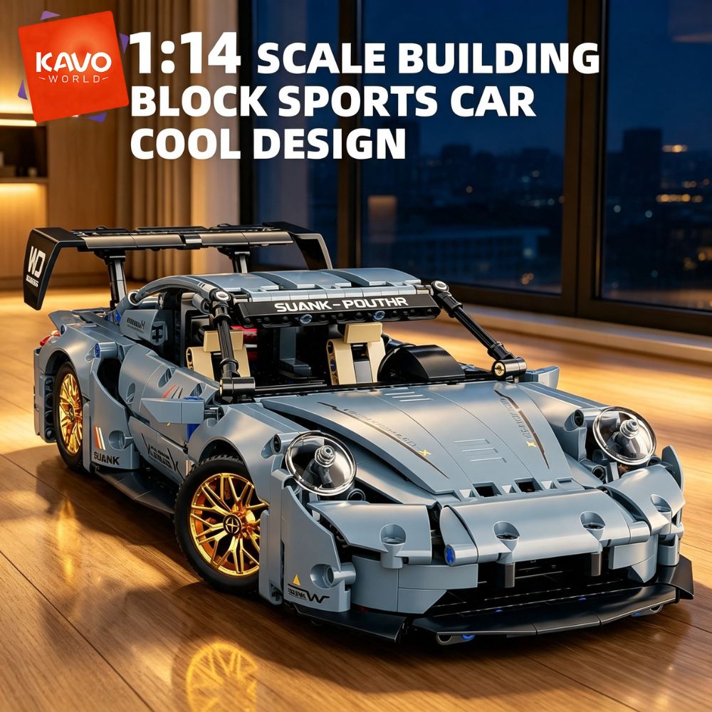 Interior Design Build - KAVOWORLD 973pcs Cool Toys Building Block