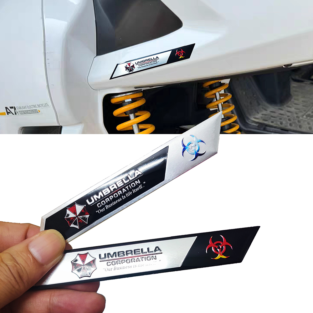 Umbrella 3D Metal Car Stickers - Interior Design Mood Board recension och pris