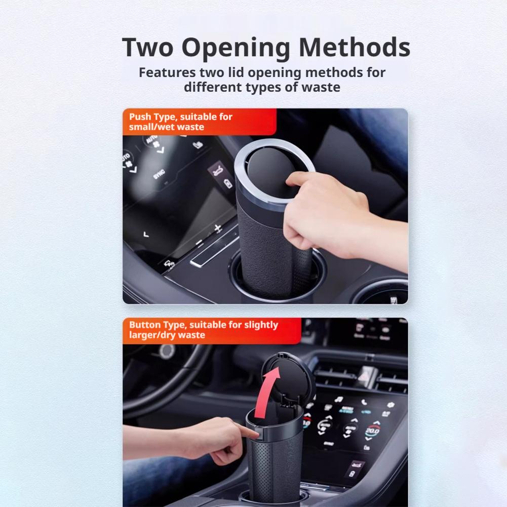 Portable Car Trash Can with Re - Interior Design Type recension och pris