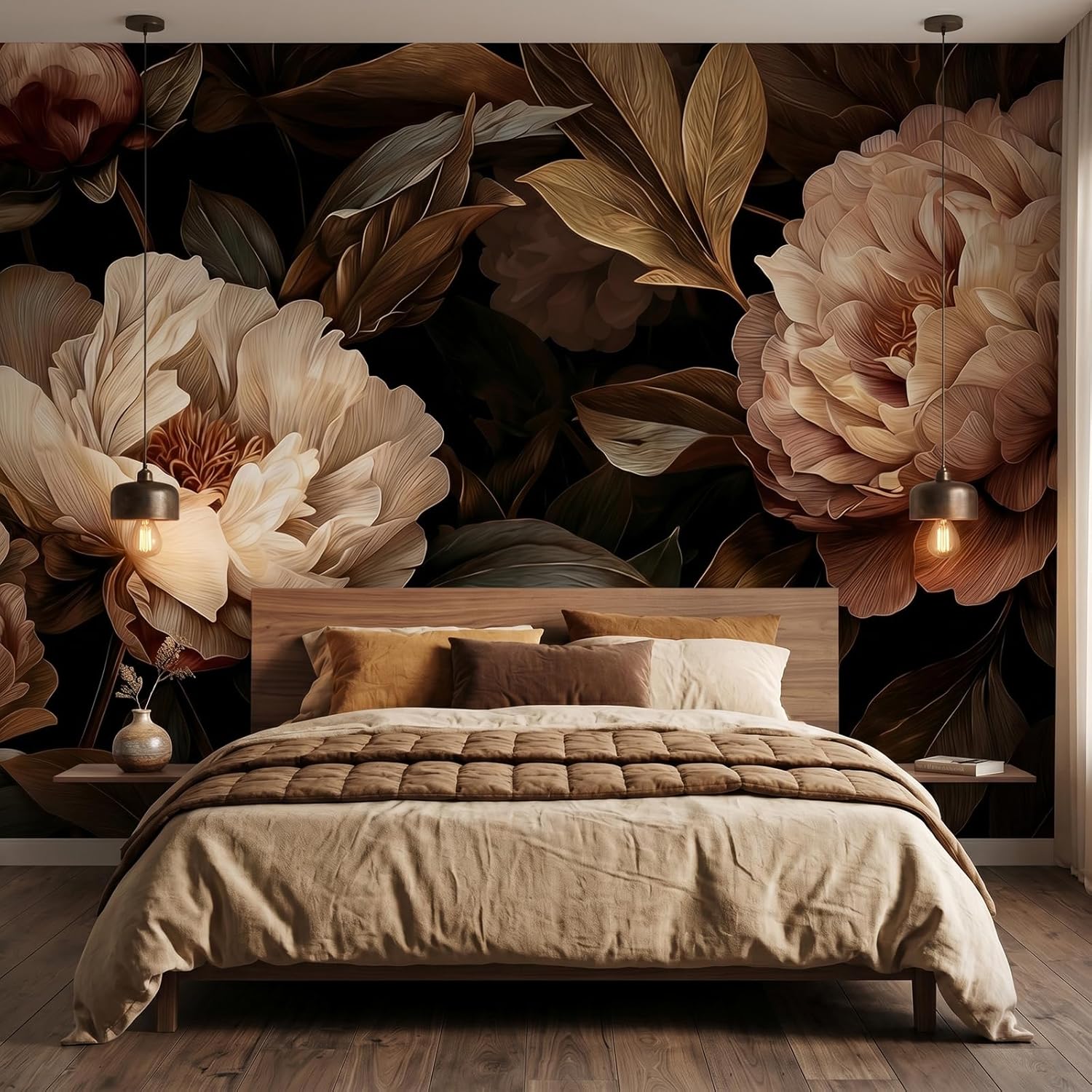 Elegant Peony Floral Tapestry  - Interior Design Elegant recension och pris