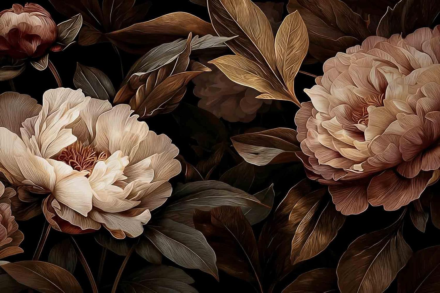 Elegant Peony Floral Tapestry  - Interior Design Elegant recension och pris