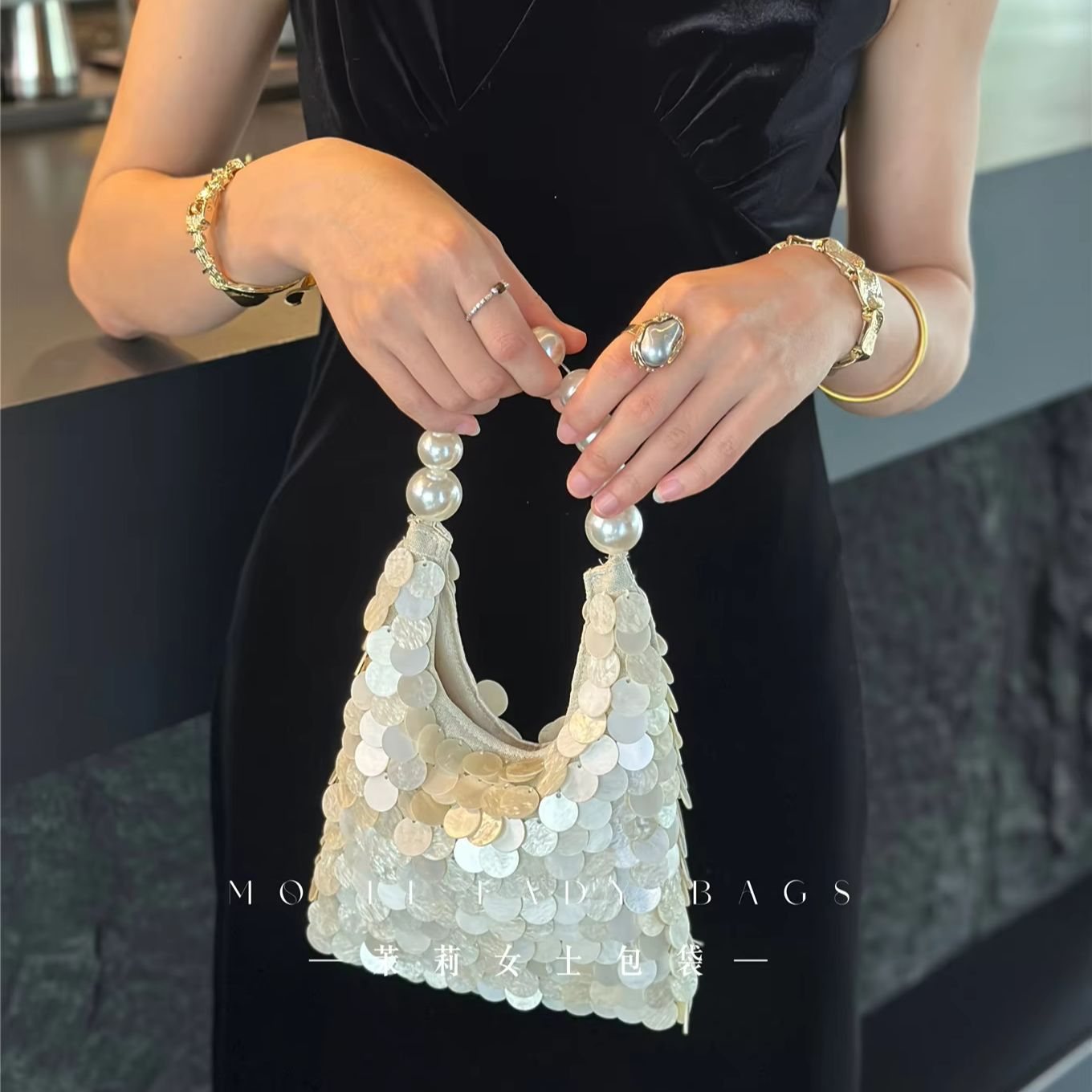 Handmade Shell Sequin Women's  - Interior Design Elegant recension och pris