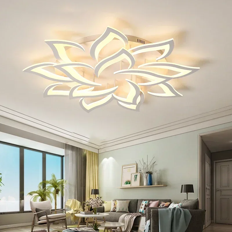 Designer LED Petal Chandelier  - Interior Design Remote recension och pris