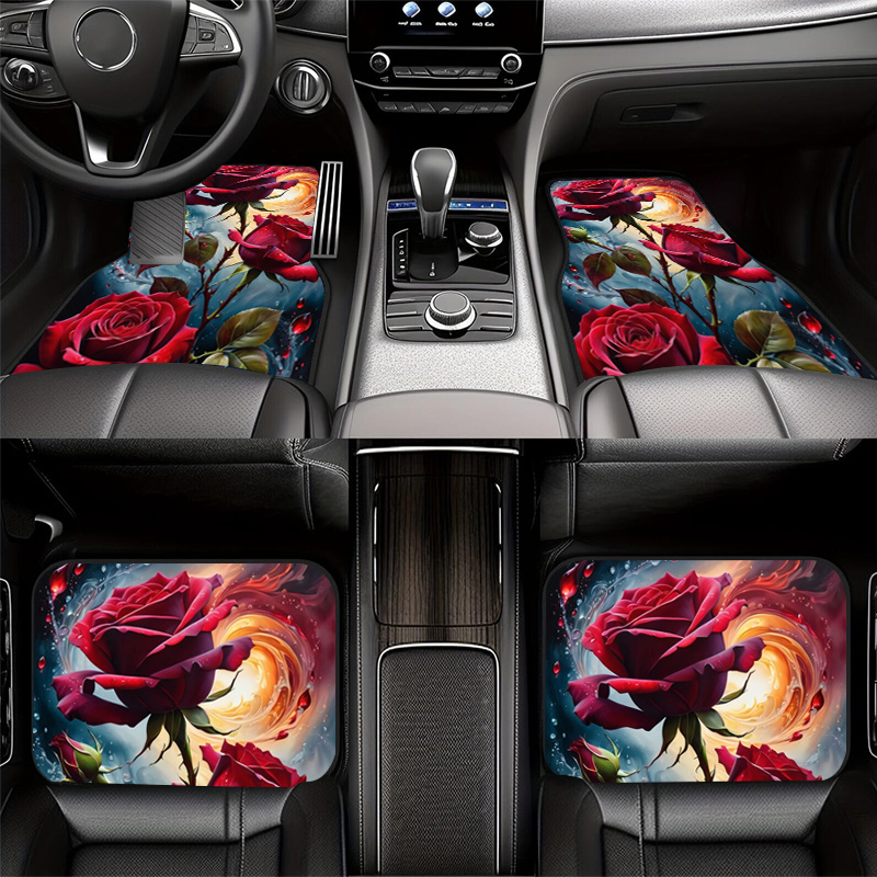 4pcs Red Rose Magical Style De - Interior Design Type recension och pris