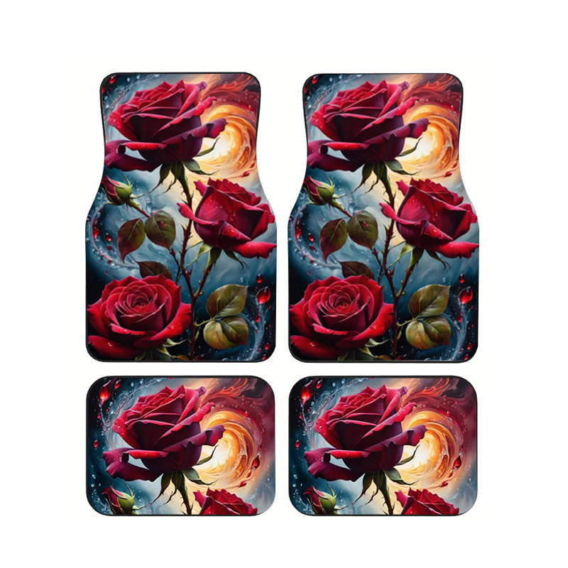 4pcs Red Rose Magical Style De - Interior Design Type recension och pris