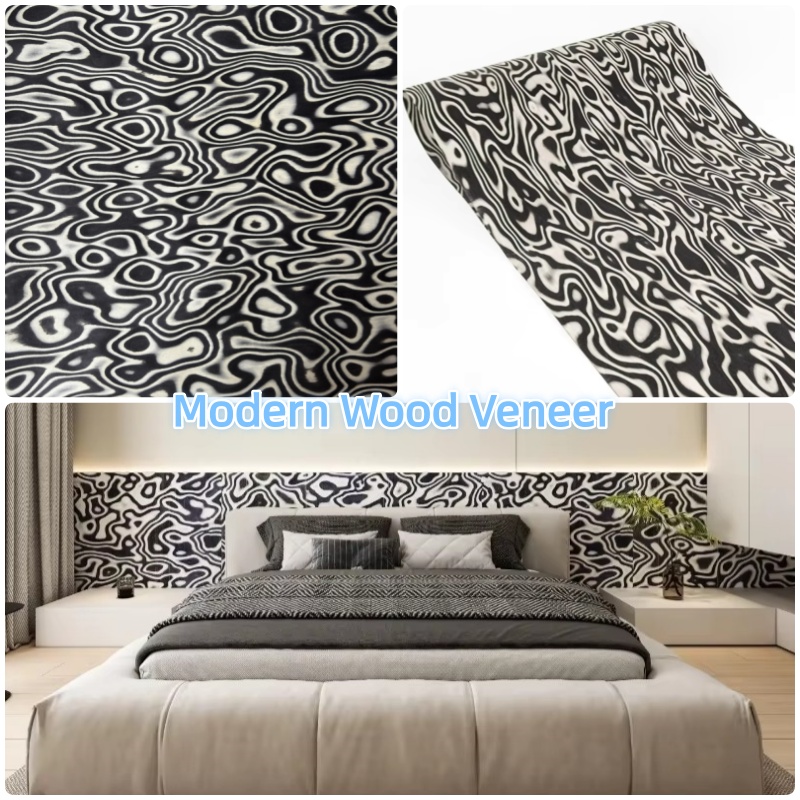 Tech Black White Graphic Wood  - Interior Design Tech recension och pris