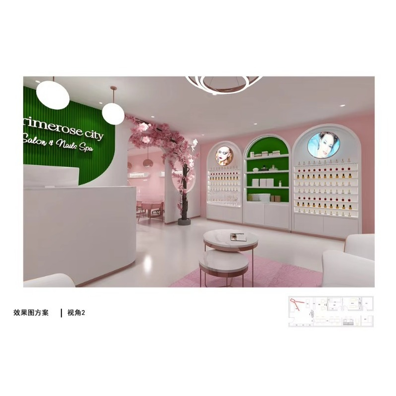 Custom Modern Commercial Furni - Interior Design Nail Salon recension och pris