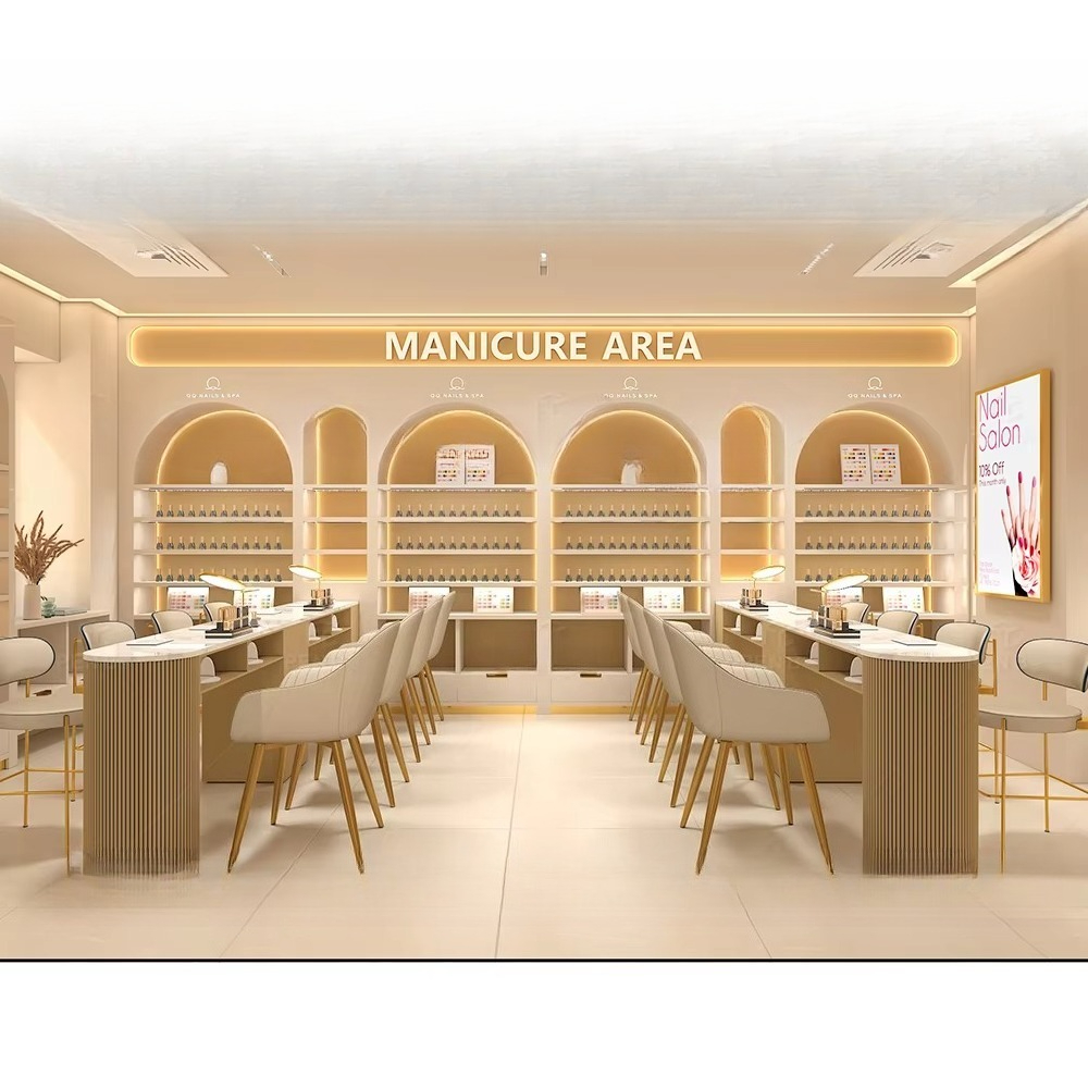 One-Stop Nail Art Spa Salon De - Interior Design Nail Salon recension och pris