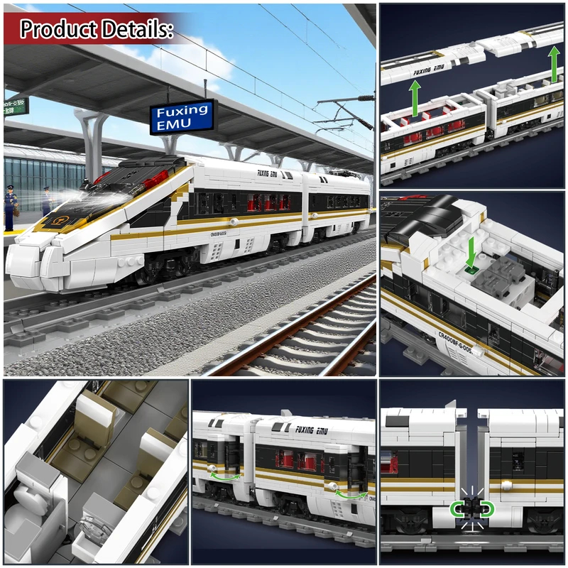 12015 High-Speed Railway Train - Interior Design Build recension och pris