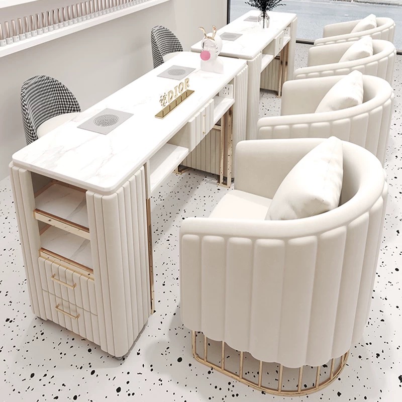 Luxury Modern Beige Nail Art F - Interior Design Nail Salon recension och pris