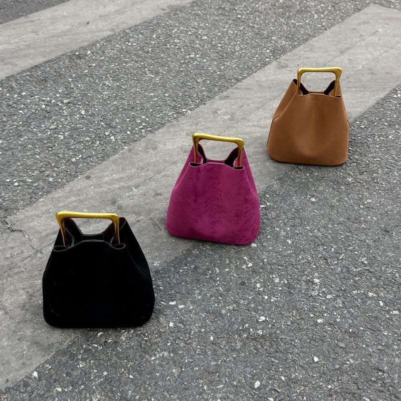 Luxury Suede Bucket Bag Women  - Interior Design Elegant recension och pris
