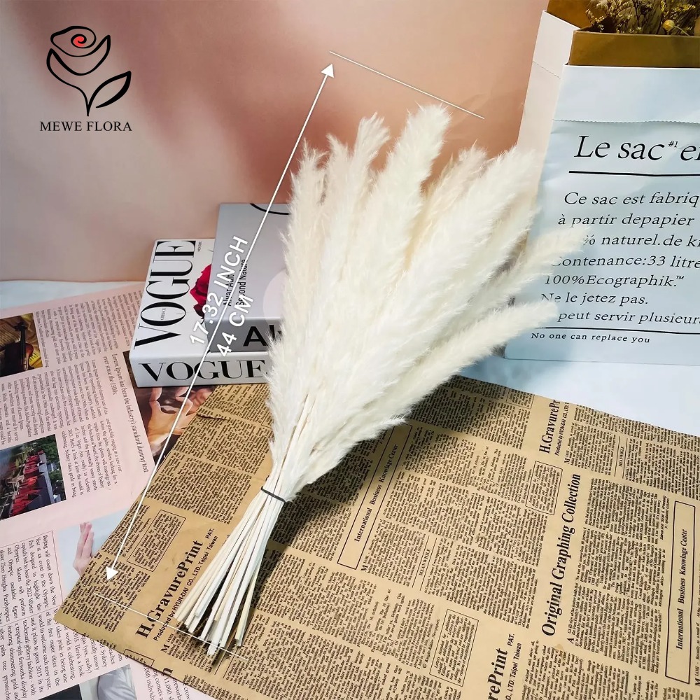 20pcs Fluffy Pampas Grass Reed - Dried Pampas Bundle recension och pris