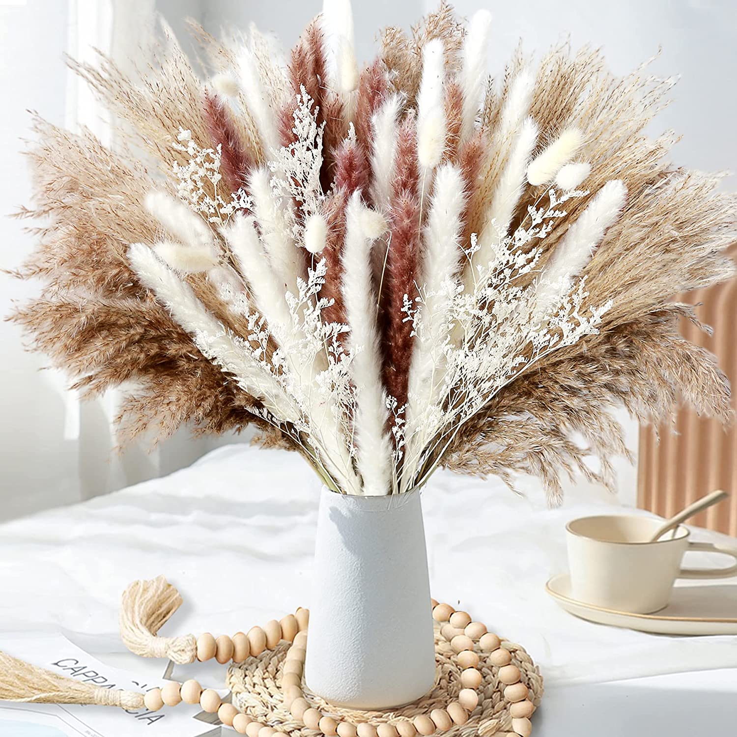 Home Table Decor Dried Plants  - Dried Pampas Bundle recension och pris