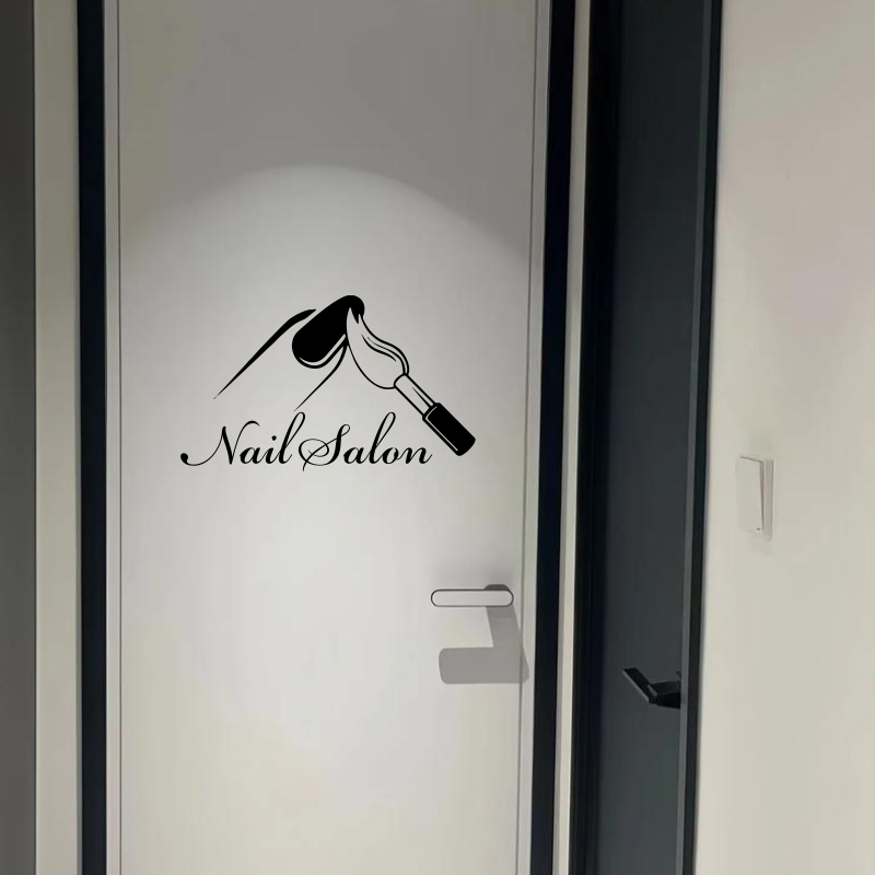 Nail Salon Shop Wall Decal Man - Interior Design Nail Salon recension och pris