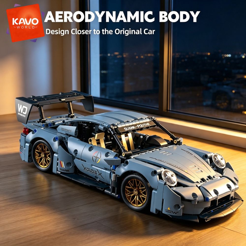KAVOWORLD 973pcs Cool Toys Bui - Interior Design Build recension och pris