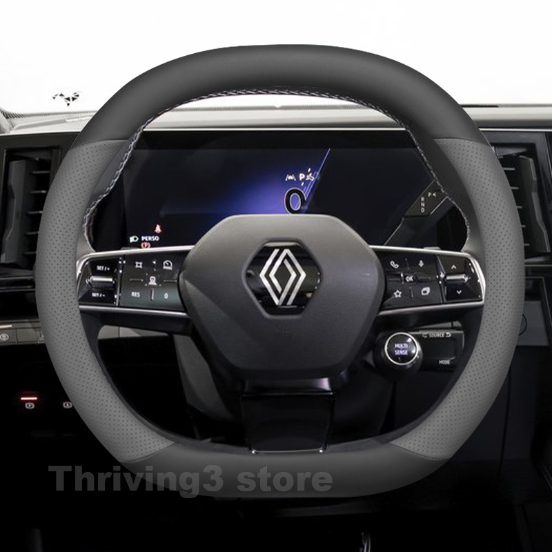 Leather Car Steering Wheel Cov - Interior Design Tech recension och pris