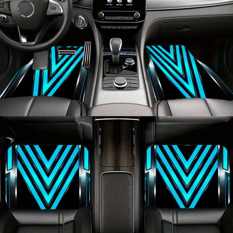 5pcs Car Floor Mats, Futuristi - Interior Design Tech recension och pris