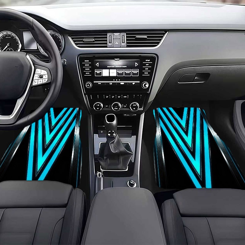 5pcs Car Floor Mats, Futuristi - Interior Design Tech recension och pris