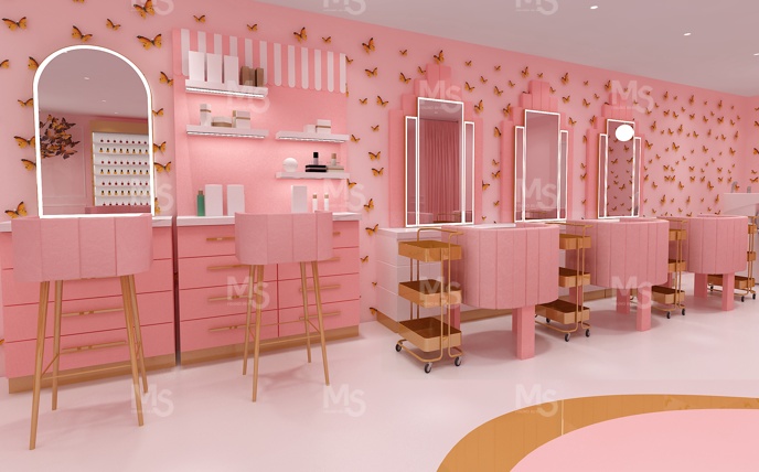 MS-DISPLAY Durable Nail Salon  - Interior Design Nail Salon recension och pris