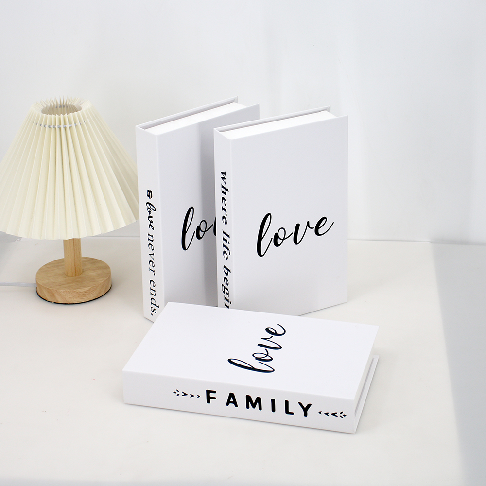 3pcs/Set Modern Fake Books Dec - Interior Design Book recension och pris